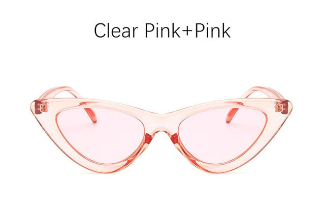 cat eye shade for women fashion sunglasses brand woman vintage retro triangular cateye glasses oculos feminino sunglasses Sexy